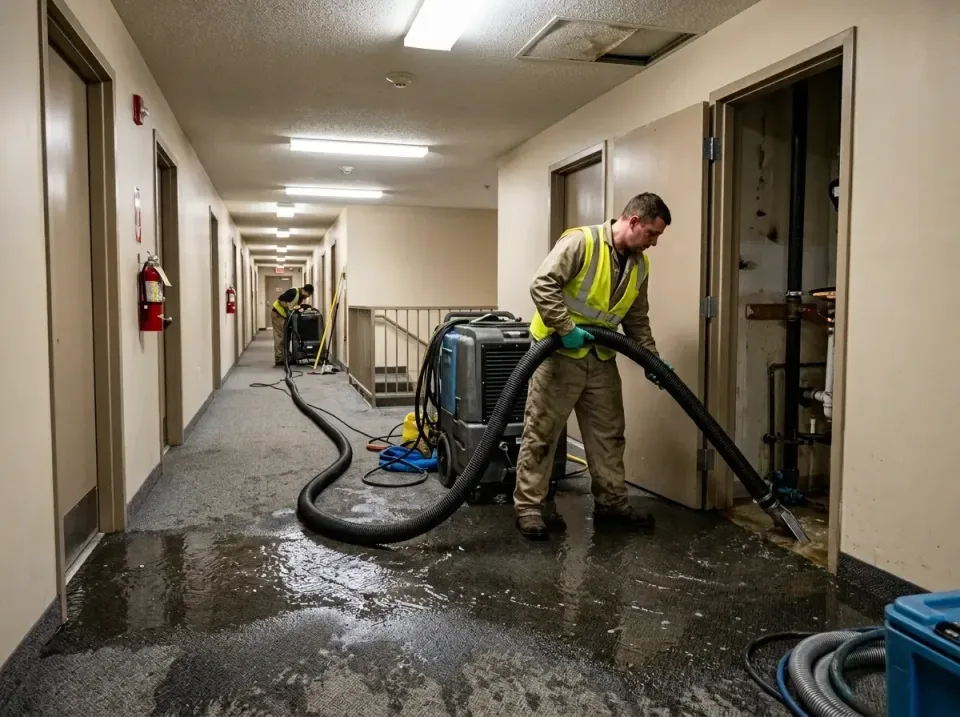 multi-unit-apartment-hallway-f-005 — frequently asked questions, Emergency Burst Pipe Water Extraction & Removal in Westland…